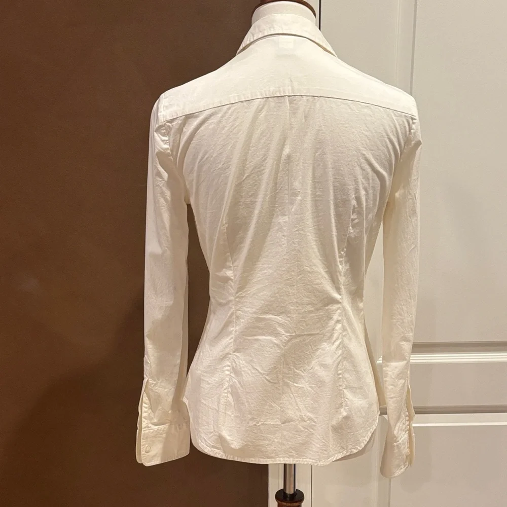 Moda International White Button Down Shirt - Picture 4 of 5